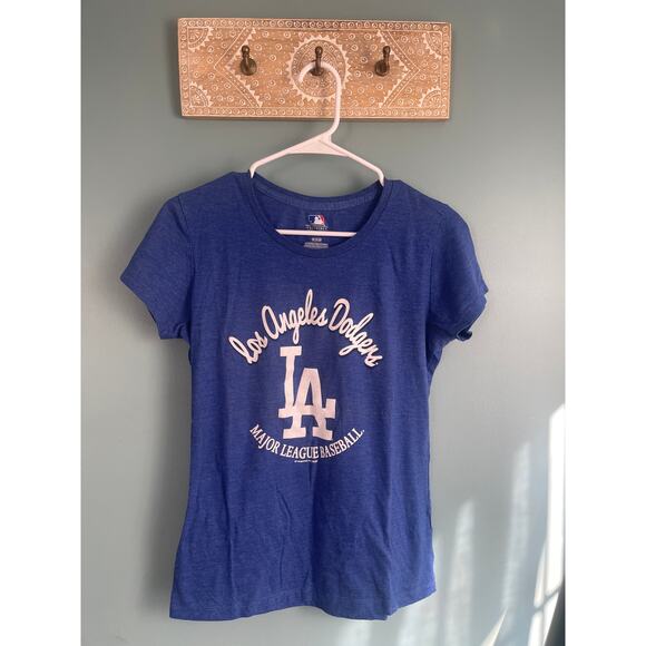 Los Angeles LA Dodgers MLB Women's Fitted T Shirt - Picture 1 of 5